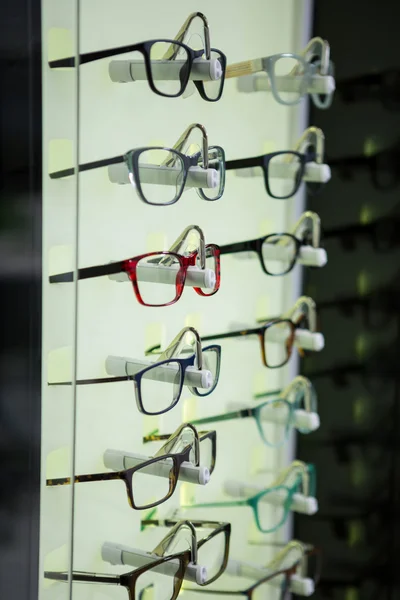 Various spectacles on display — Stock Photo, Image