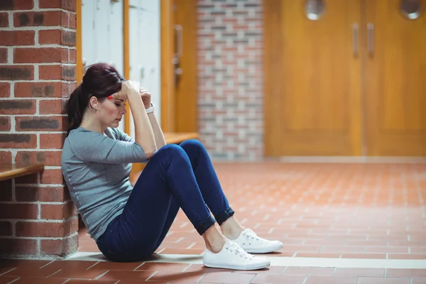 Volwassen student benadrukt — Stockfoto