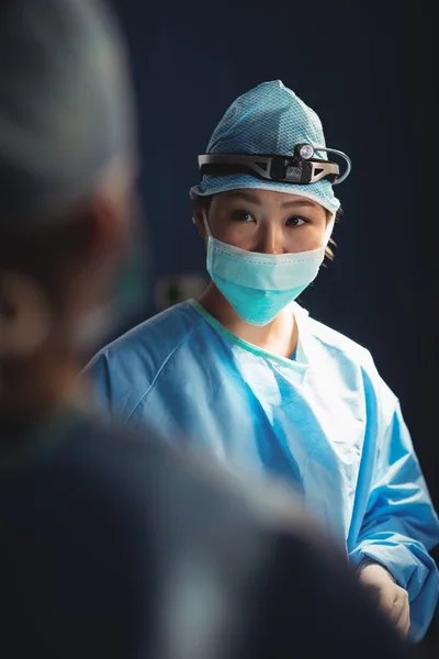 Sebészek, operáció szobában — Stock Fotó