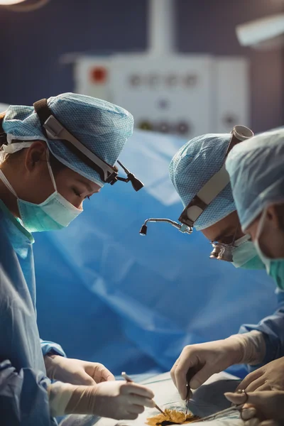 Chirurgové operace v operační místnosti — Stock fotografie