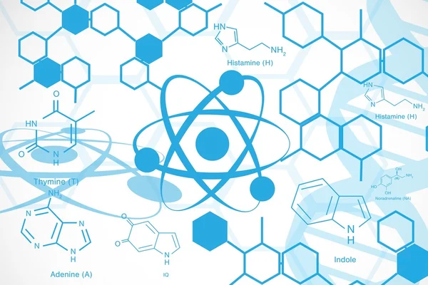 Imagen de los iconos de química — Foto de Stock