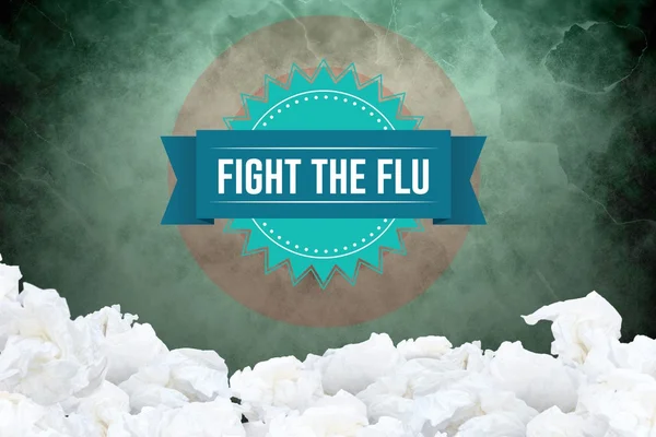 Fight the flu design — Stock Photo, Image