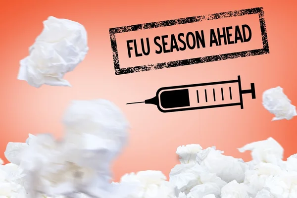 Kampf gegen die Grippe — Stockfoto