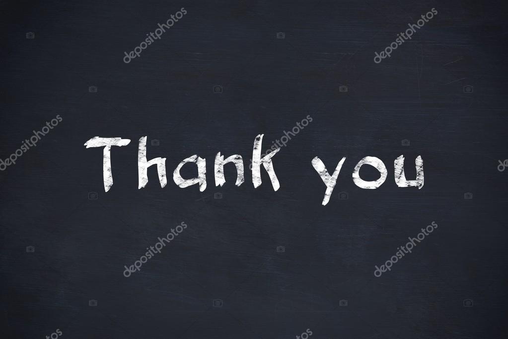 Background: thank you black | Thank you text on black background