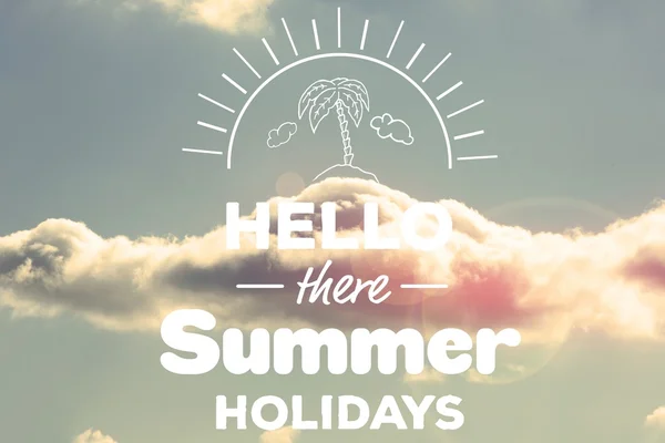 Yaz tatili Merhaba — Stok fotoğraf