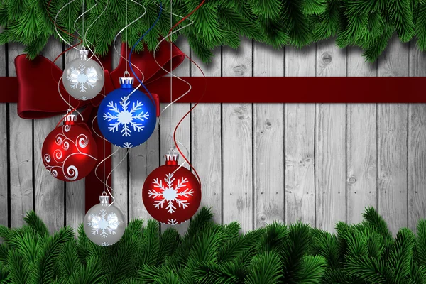 Digitale appeso Natale bauble decorazione — Foto Stock