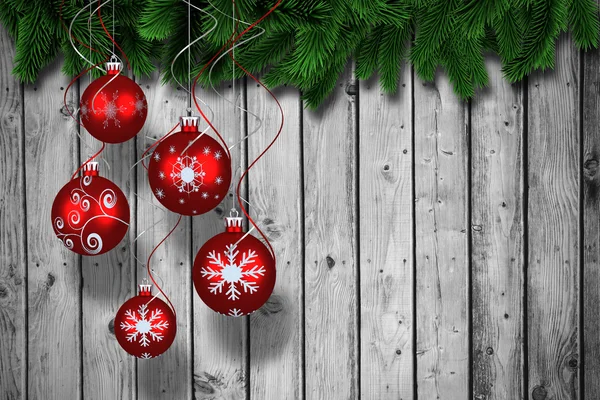 Digital hängende Christbaumschmuck — Stockfoto