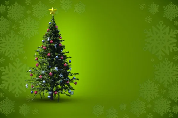 Σύνθετη εικόνα του χριστουγεννιάτικου δέντρου — Φωτογραφία Αρχείου