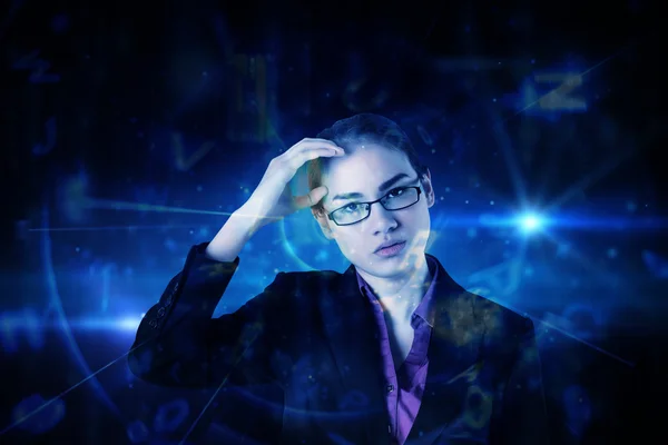 Businesswoman thinking — Stock Photo, Image