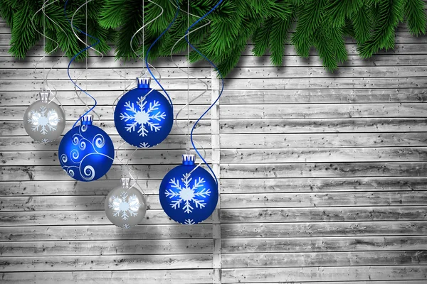 Decoración colgante digital de Navidad bauble — Foto de Stock