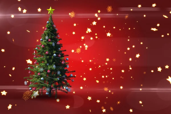 Immagine composita dell'albero di Natale — Foto Stock