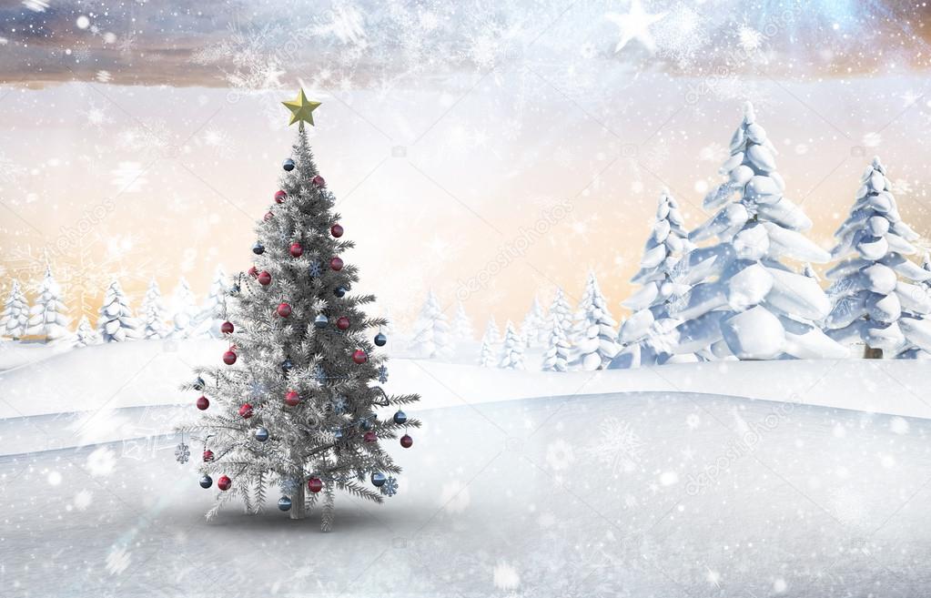 Composite image of christmas tree — Stock Photo © Wavebreakmedia #53895403