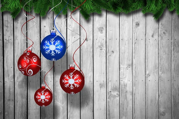 Decoración colgante digital de Navidad bauble — Foto de Stock