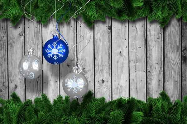 Dijital Noel önemsiz şey dekorasyon asılı — Stok fotoğraf