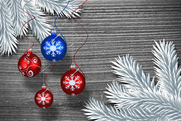 Digital hanging christmas bauble decoration — Stock Photo, Image