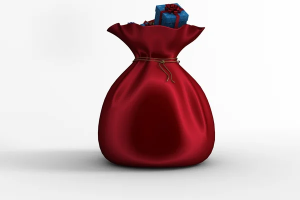 Santas sack full of gifts — Stock Photo, Image