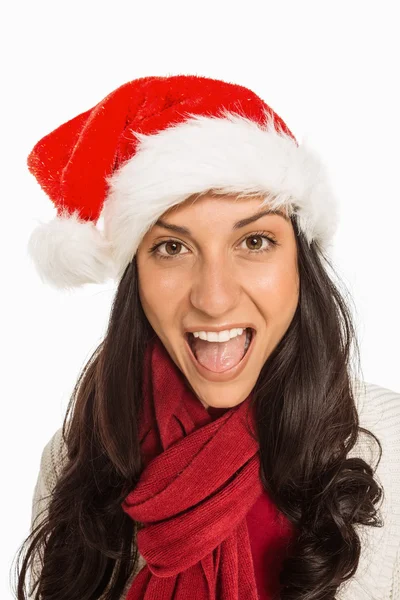 Smiling woman looking at camera — Stock Photo, Image