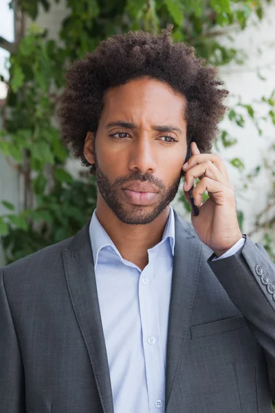 Handsome businessman on the phone — Stock Photo, Image