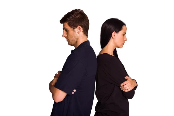 Couple not talking after argument — Stock Photo, Image