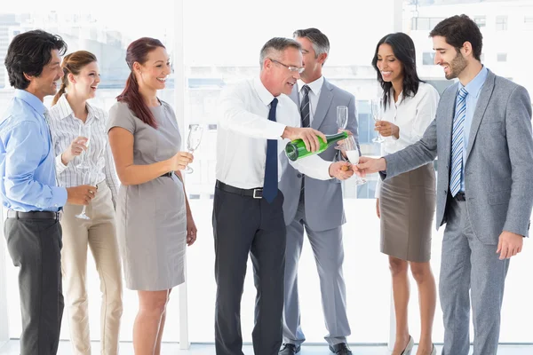 Business workers having a party — Stock Photo, Image