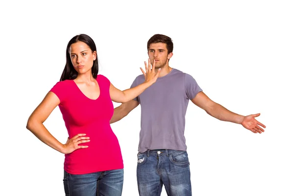 Young couple having an argument — Stock Photo, Image