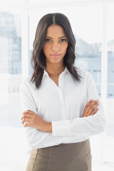 Businesswoman looking at the camera — Stock Photo, Image