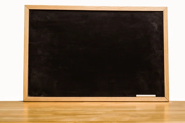 Black chalk board with copy space — Stock Photo, Image