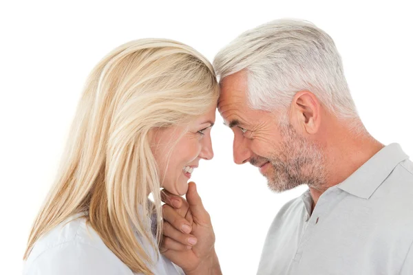 Mature couple looking at each other — Stock Photo, Image