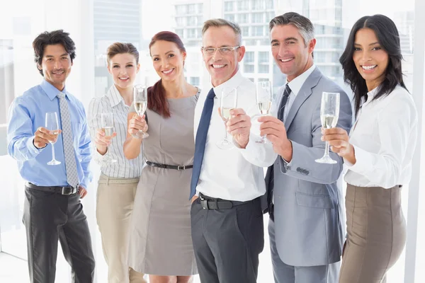 Business workers having a party — Stock Photo, Image