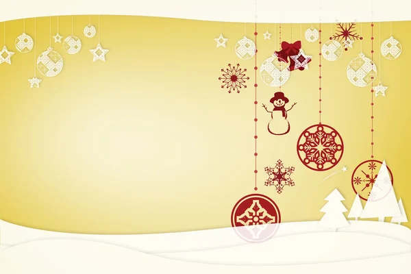 Composite image of christmas themed frame — Stock Photo, Image