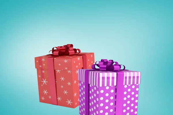 Composite image of presents — Stock Photo, Image