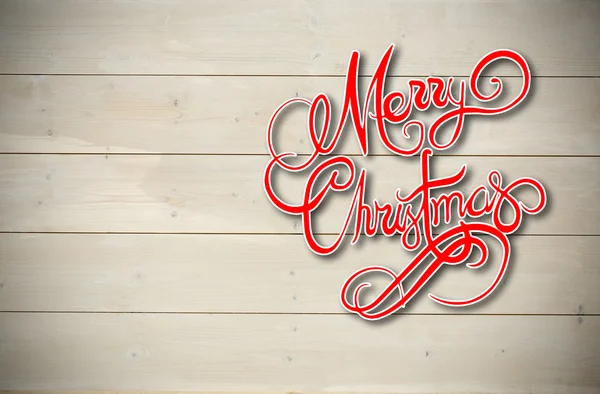 Composite image of merry christmas message — Stock Photo, Image