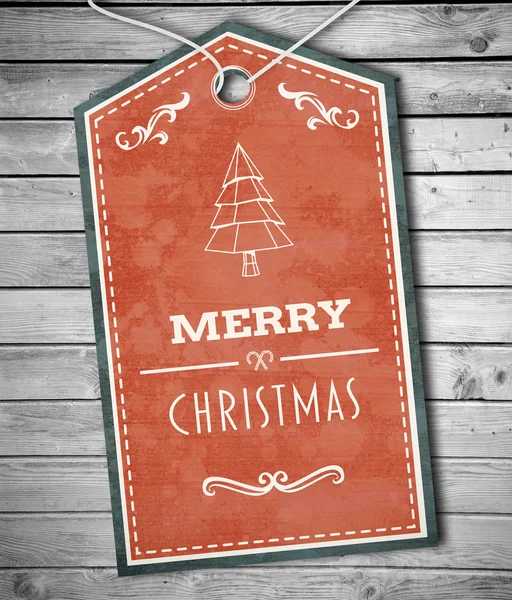 Composite image of merry christmas banner — Stock Photo, Image