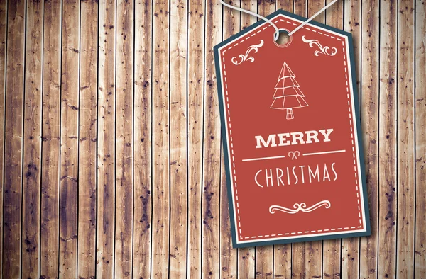 Composite image of merry christmas banner — Stock Photo, Image