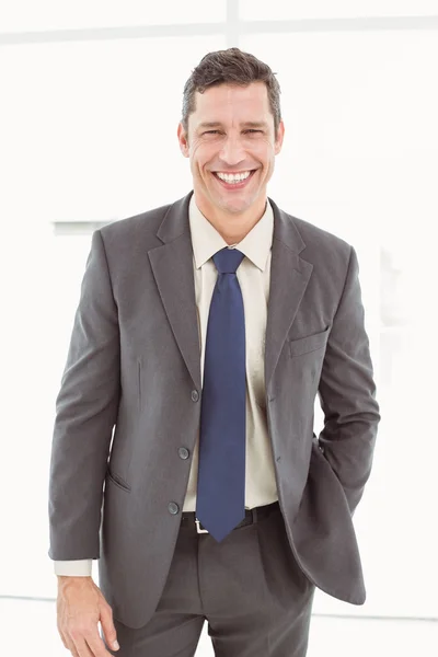 Cheerful young businessman — Stock Photo, Image