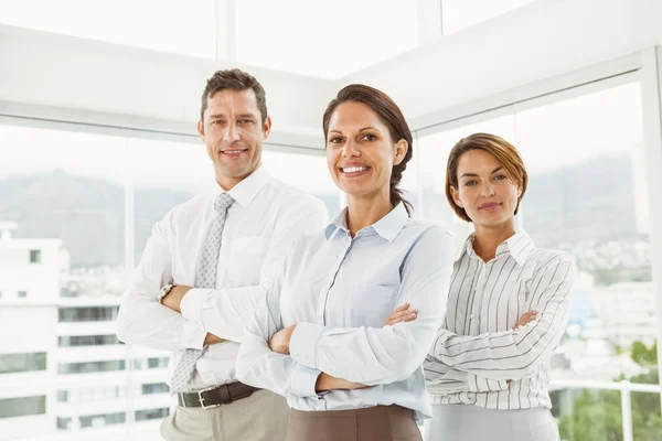 Mensen uit het bedrijfsleven vertrouwen in office — Stockfoto