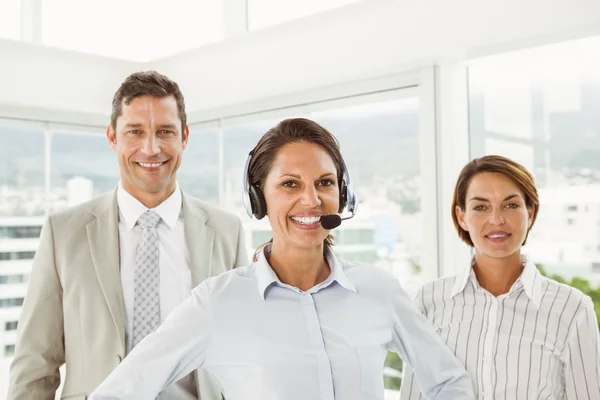 Confident business people in the office — Stock Photo, Image