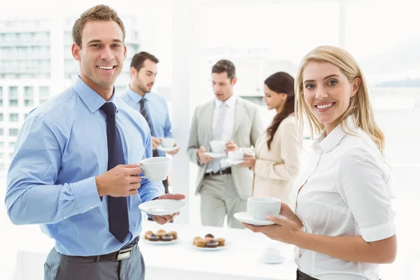 Work team during break time in office — Stock Photo, Image