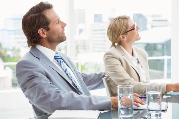 Business people in board room meeting — Stock Photo, Image