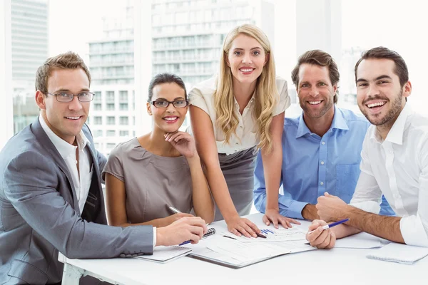 Portrait of business people at office — Stock Photo, Image