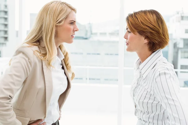 Colegas en una discusión en la oficina — Foto de Stock