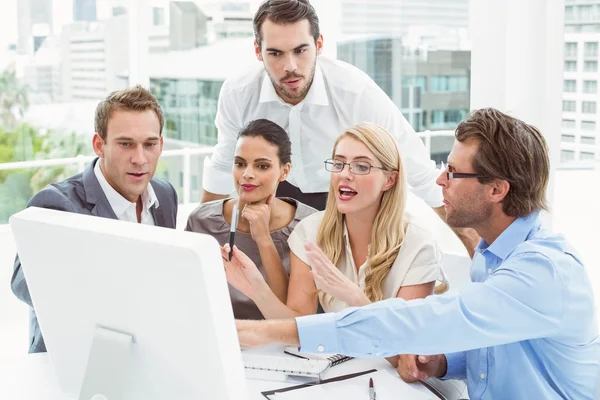 Portrait of business people at office — Stock Photo, Image