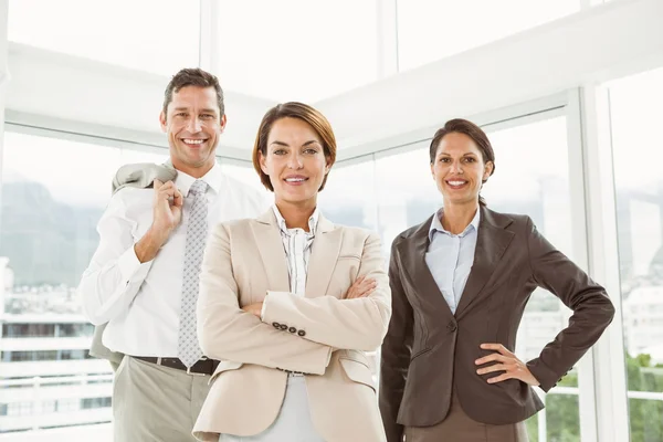 Confident business people in office — Stock Photo, Image