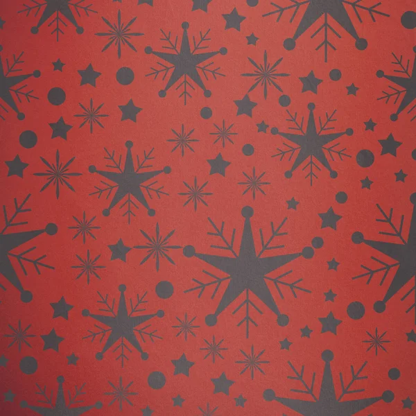 Sammansatt bild av snowflake mönster — Stockfoto