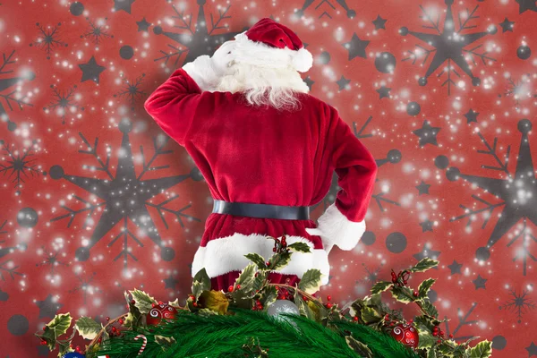 Immagine composita di Babbo Natale — Foto Stock
