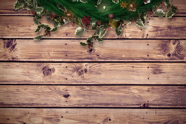 Festive christmas wreath — Stock Photo, Image