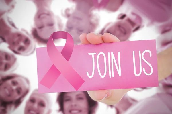 Composite image for breast cancer awareness — Stock Photo, Image