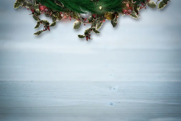 Ünnepi karácsonyi koszorú — Stock Fotó
