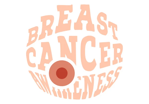 Graficzny świadomości raka piersi — Zdjęcie stockowe