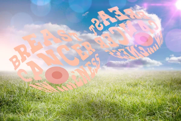 Composite image of breast cancer awareness graphic — Stock Photo, Image